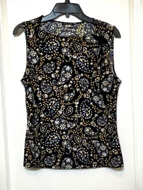 Tommy Hilfiger Top Size S Faux Shoulder Tie Stretch